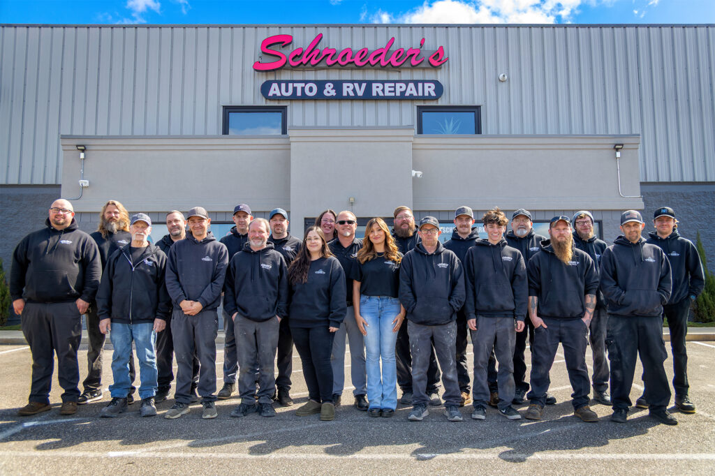 Michvp_com_Schroeders Group Shot 2025 Photo of Schroeders staff outside the facility